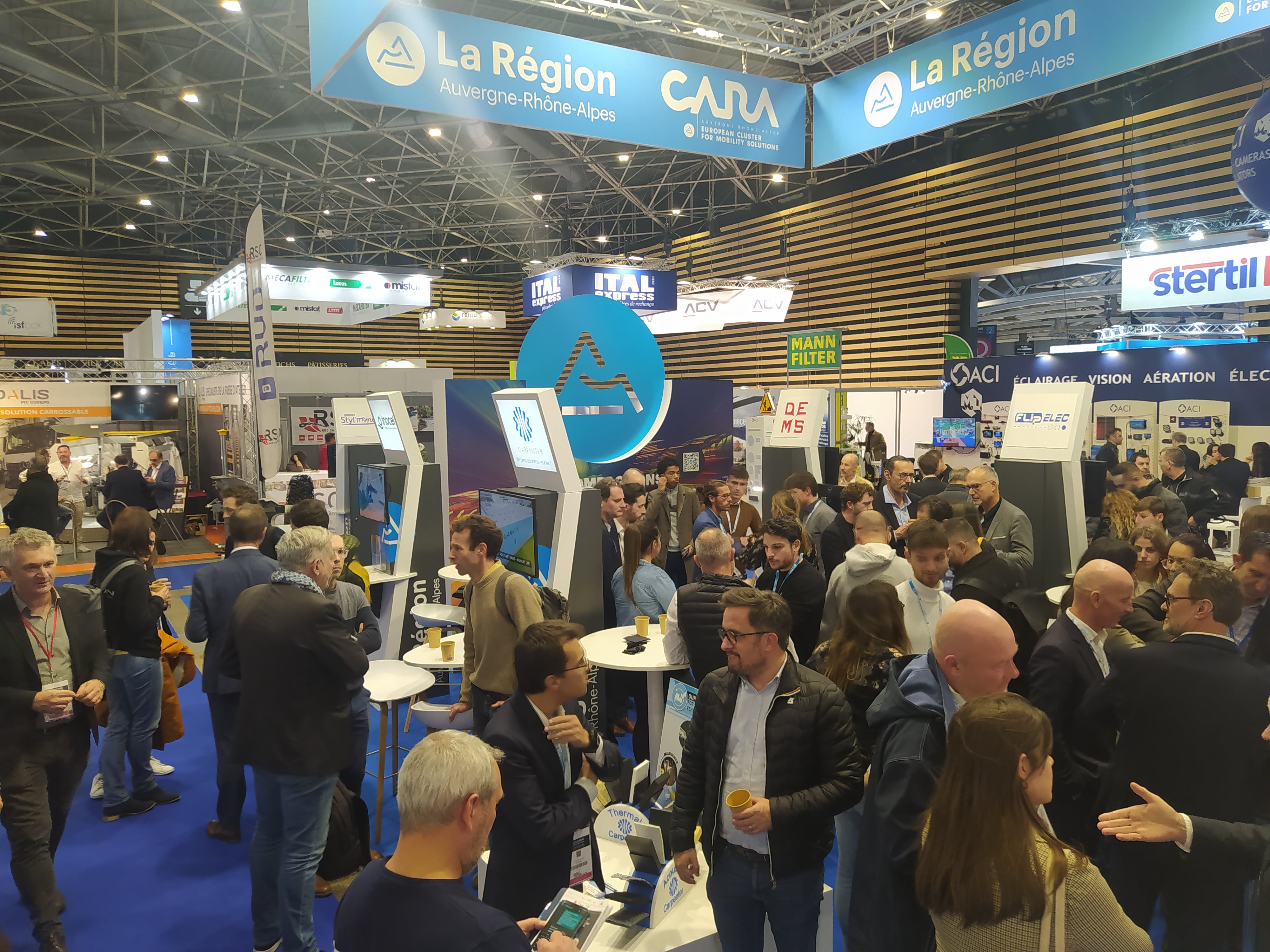 SOLUTRANS 2023 - Stand Région AURA x CARA